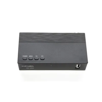 Цифровой ресивер DVB-T2/C СИГНАЛ HD-250 черный пластик, дисплей, DOLBY DIGITAL,WIFI-антенна — фото 2