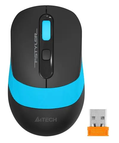Мышь A4Tech Fstyler FG10S черный/синий оптическая (2000dpi) silent беспроводная USB (4but) — фото 12
