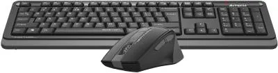 Клавиатура + мышь A4TECH Fstyler FGS1035Q черный/серый черный/серый USB беспроводная Multimedia (FGS1035Q GREY) — фото 5