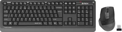 Клавиатура + мышь A4TECH Fstyler FGS1035Q черный/серый черный/серый USB беспроводная Multimedia (FGS1035Q GREY) — фото 2
