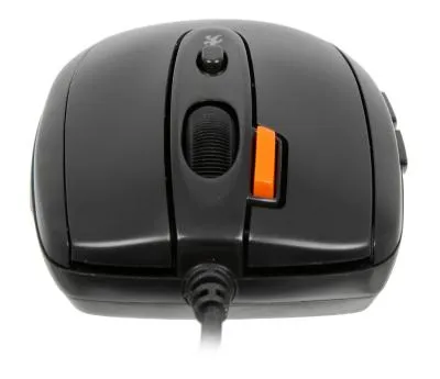 Мышь A4 V-Track Padless N-70FX черный оптическая (1600dpi) USB для ноутбука — фото 4