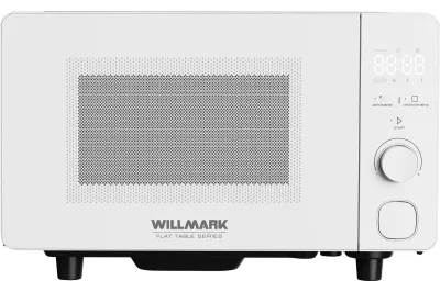 Микроволновая печь WILLMARK (WMO-206SWF) белый  [700w /20л /электрон] — фото 1