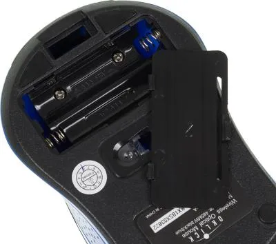 Мышь OKLICK 485MW черный/синий оптическая (1200dpi) беспроводная USB — фото 11