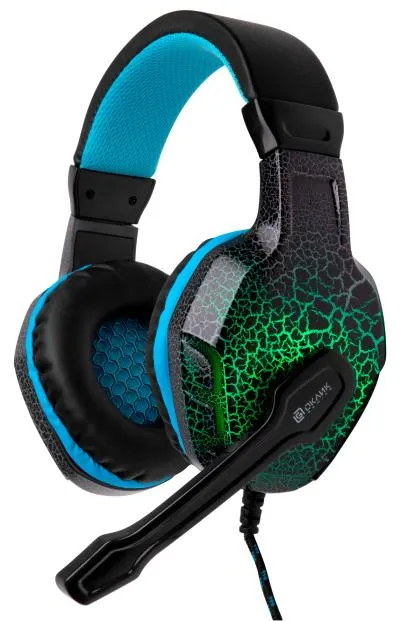 Наушники с микрофоном OKLICK HS-L400G ZEUS черный 1.8м мониторы — фото 7