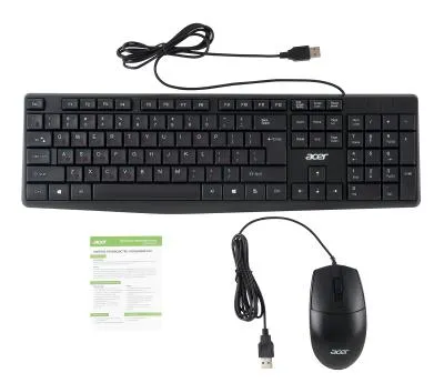 Клавиатура + мышь ACER OMW141 клав:черный мышь:черный USB (ZL.MCEEE.01M) — фото 13