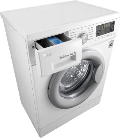 Стиральная машина фронтальная LG F10B8LD7 белый/серебро 5кг — фото 7