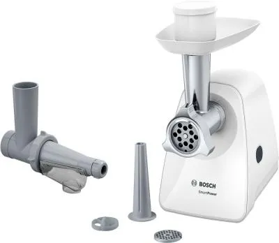 Мясорубка Bosch SmartPower MFW2515W белый [1500w /1,7кг] — фото 1