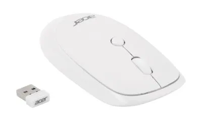 Мышь ACER OMR138 белый оптическая (1600dpi) беспроводная USB (3but) (ZL.MCEEE.01L) — фото 6