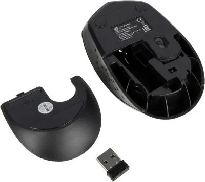 Мышь OKLICK 488MW серый/черный оптическая (1600dpi) беспроводная USB (3but) — фото 13