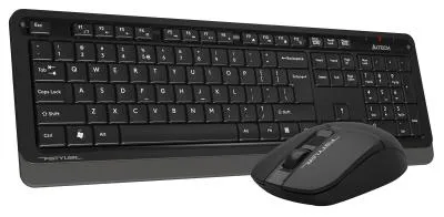 Клавиатура + мышь A4Tech Fstyler FG1012 клав:черный/серый мышь:черный USB беспроводная Multimedia — фото 8