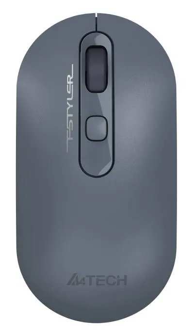 Мышь A4Tech Fstyler FG20 пепельный/синий оптическая (2000dpi) беспроводная USB для ноутбука (4but) — фото 1
