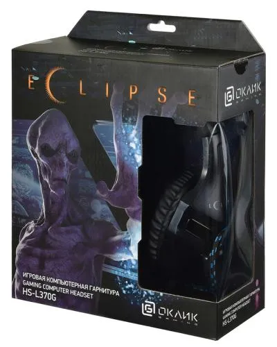 Наушники с микрофоном OKLICK HS-L370G ECLIPSE черный 1.9м мониторы — фото 10