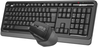 Клавиатура + мышь A4TECH Fstyler FGS1035Q черный/серый черный/серый USB беспроводная Multimedia (FGS1035Q GREY) — фото 4
