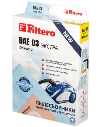 Filtero Мешки-пылесборники DAE 03 Экстра