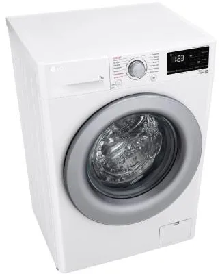 Стиральная машина фронтальная LG F2V3HS4W белый/серебристый (7кг, пар, дозагрузка) — фото 5