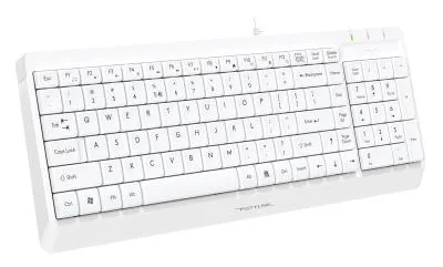 Клавиатура + мышь A4Tech Fstyler F1512 белый USB (F1512 WHITE) — фото 8
