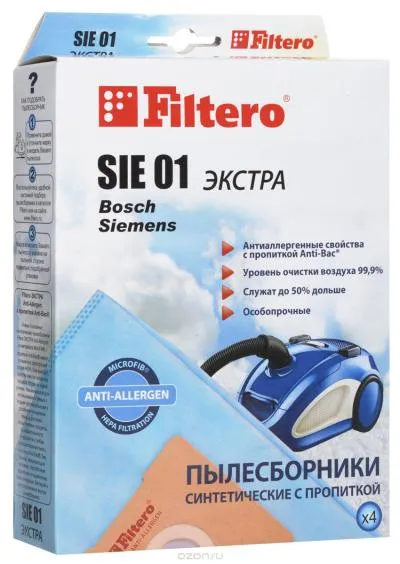 Filtero Мешки-пылесборники SIE 01 Экстра