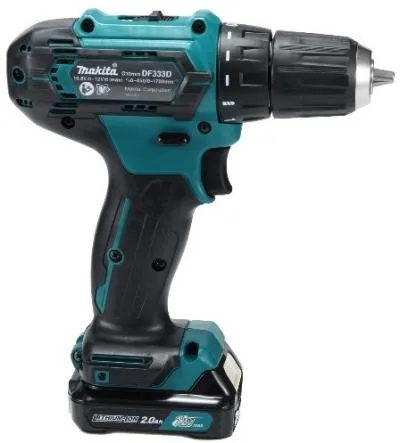Дрель-шуруповерт MAKITA DF333DWAE аккум. патрон:быстрозажимной (кейс в комплекте) — фото 2