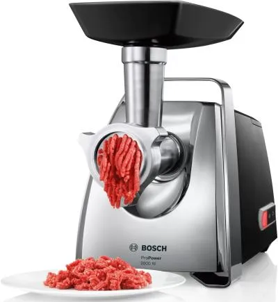 Мясорубка BOSCH MFW67440 2000Вт черный/серебристый — фото 2
