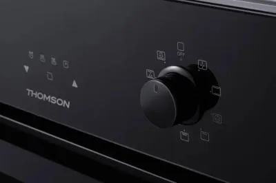 Духовой шкаф электрический THOMSON BO30E-6803  черный (68л, диспл,конв,телескоп,каталика) — фото 3