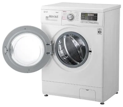 Стиральная машина фронтальная LG F1296HDS1 белый/серебро (пар) 7 кг — фото 2