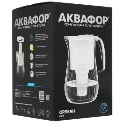 Кувшин АКВАФОР Орлеан с модулем А7 (вишня) — фото 5