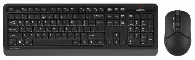 Клавиатура + мышь A4Tech Fstyler FG1012 клав:черный/серый мышь:черный USB беспроводная Multimedia — фото 1