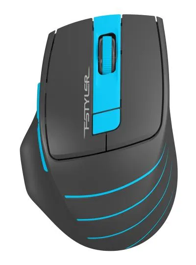 Мышь A4Tech Fstyler FG30S серый/синий оптическая (2000dpi) беспроводная USB (6but) — фото 1