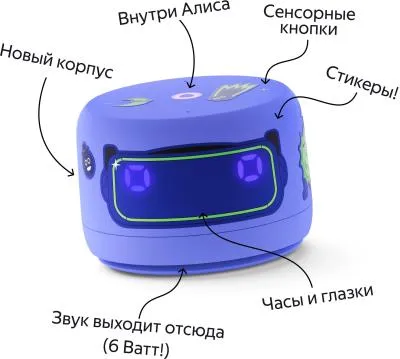 Умная колонка Яндекс Станция Лайт 2 фиолетовый (YNDX-00026VIO) — фото 6