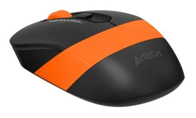 Мышь A4Tech Fstyler FG10S черный/оранжевый оптическая (2000dpi) silent беспроводная USB (4but) — фото 6