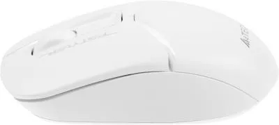 Мышь A4Tech Fstyler FB12 белый оптическая (1200dpi) беспроводная BT/Radio USB (3but) (FB12 WHITE) — фото 2
