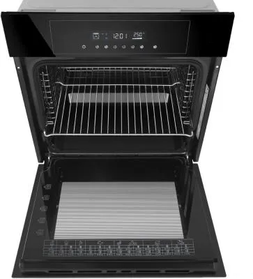 Духовой шкаф электрический MAUNFELD AEOD60103B2 чёрный стекло — фото 2