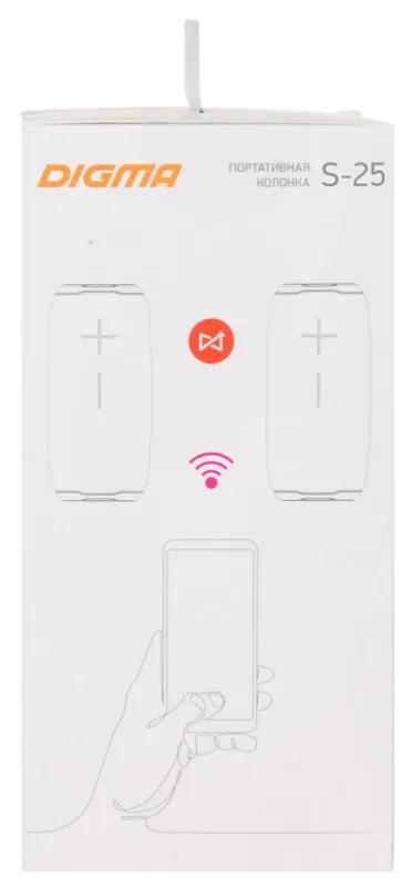 Портативная колонка DIGMA S-25 черный 10W 1.0 BT/3.5Jack/USB 2400mAh (SP2510B) — фото 11
