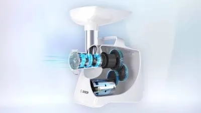 Мясорубка BOSCH MFW67440 2000Вт черный/серебристый — фото 21