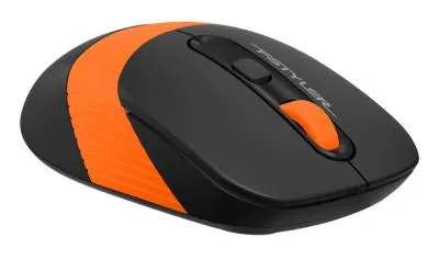 Мышь A4Tech Fstyler FG10S черный/оранжевый оптическая (2000dpi) silent беспроводная USB (4but) — фото 3
