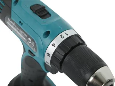 Дрель-шуруповерт MAKITA DDF453RFE аккум. патрон:быстрозажимной (кейс в комплекте) — фото 12