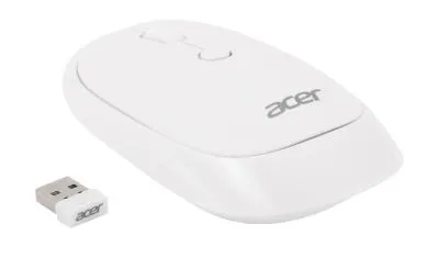 Мышь ACER OMR138 белый оптическая (1600dpi) беспроводная USB (3but) (ZL.MCEEE.01L) — фото 7
