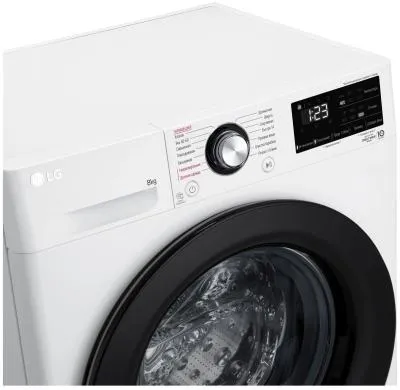 Стиральная машина фронтальная LG F2V3PS6W белый/черный (8кг, пар, дозагрузка, AIDD) — фото 11