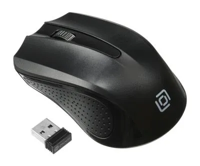 Мышь OKLICK 485MW черный оптическая (1200dpi) беспроводная USB — фото 4