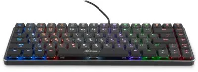 Клавиатура OKLICK K615X механическая черный/серебристый USB Multimedia LED (1934413) — фото 7