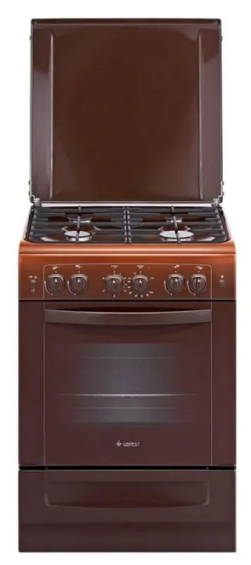 Плита газовая GEFEST 6101-02 0001 коричневый