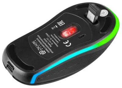 Мышь OKLICK 976GW черный оптическая (3200dpi) беспроводная USB (6but) — фото 8