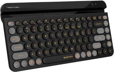 Клавиатура A4Tech Fstyler FBK30 черный/серый USB беспроводная BT/Radio slim Multimedia (FBK30 BLACKCURRANT) — фото 12