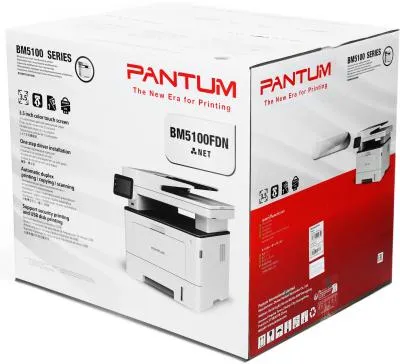 МФУ лазерный PANTUM BM5100FDN A4 Duplex Net белый/черный — фото 11