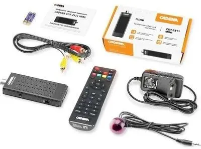 Цифровой ресивер DVB-T2 CADENA CDT-2311 MINI черный — фото 3