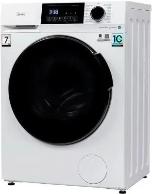 Стиральная машина фронтальная Midea MFC3712BSW40/W белый (7кг, инвертор) — фото 3
