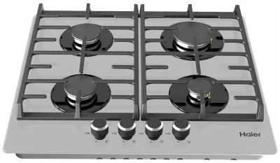 Поверхность газовая HAIER HHX-G64CNG серый стекло (чугун) — фото 2