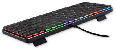 Клавиатура OKLICK K615X механическая черный/серебристый USB Multimedia LED (1934413) — фото 11