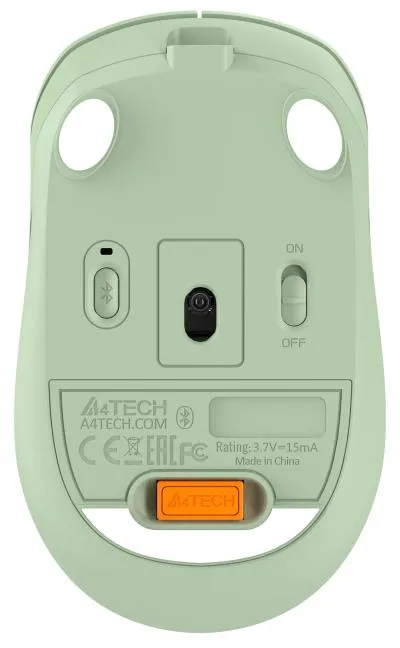 Мышь A4Tech Fstyler FB10C зеленый оптическая (2400dpi) беспроводная BT/Radio USB (4but) (FB10C MATCHA GREEN) — фото 17