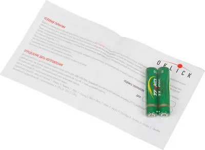 Мышь OKLICK 485MW черный/синий оптическая (1200dpi) беспроводная USB — фото 10